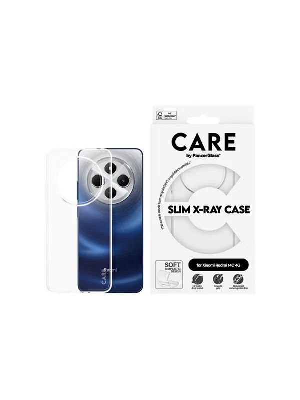 CARE by PanzerGlass Fashionable Case Transparent X-Ray Soft Basic Xiaomi Redmi 14C 4G