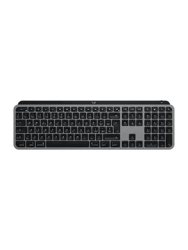 Logitech MX Keys S for MAC - Space Grey - Tastatur - Nordisk - Grå