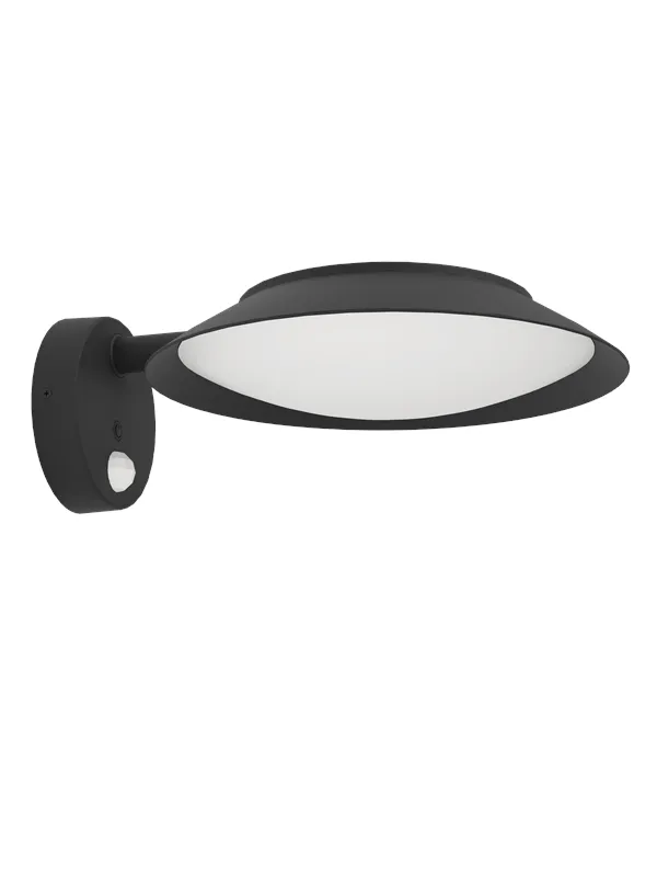 EGLO CERRISI outdoor wall lamp solar cell black