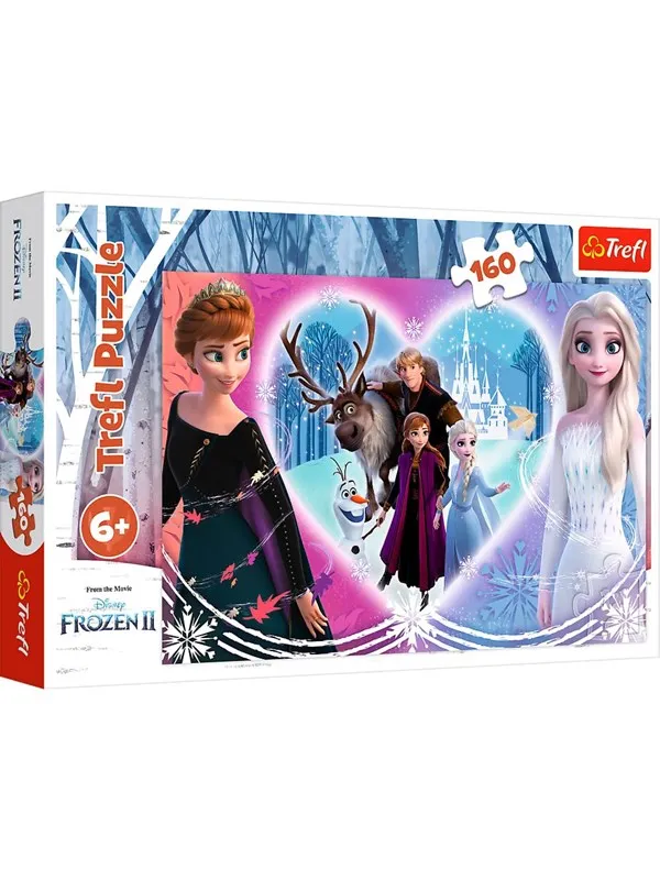 Trefl Puzzle - Frozen - Joyful moments (160 pieces) Gulv