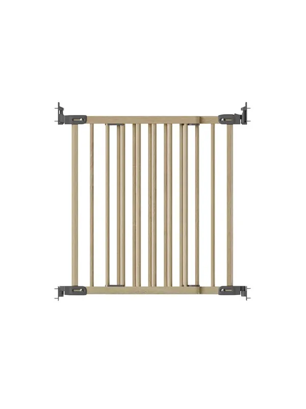 BabyDan FlexiFit Deluxe Safety Gate 62.5-100.5 cm Wood/Gray