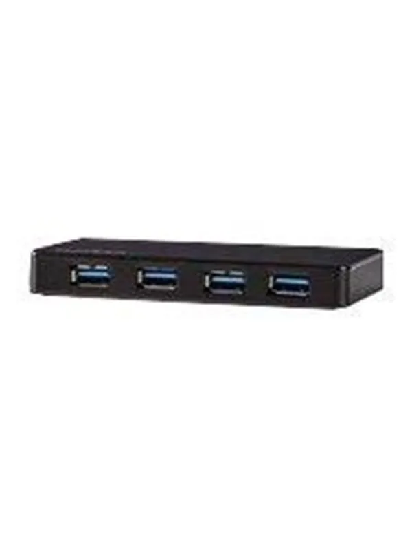 Nedis UHUBU3420BK - hub - 4 ports USB-hub - USB 3.2 - 4 porter - Svart