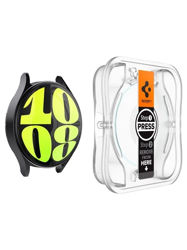 Spigen Glass tR EZ Fit 2 Pack  - transparency - Samsung Galaxy Watch7 (40mm)