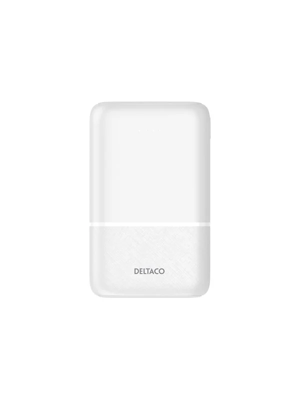 Deltaco PB-C1005 Nødlader - Hvit - 10000 mAh