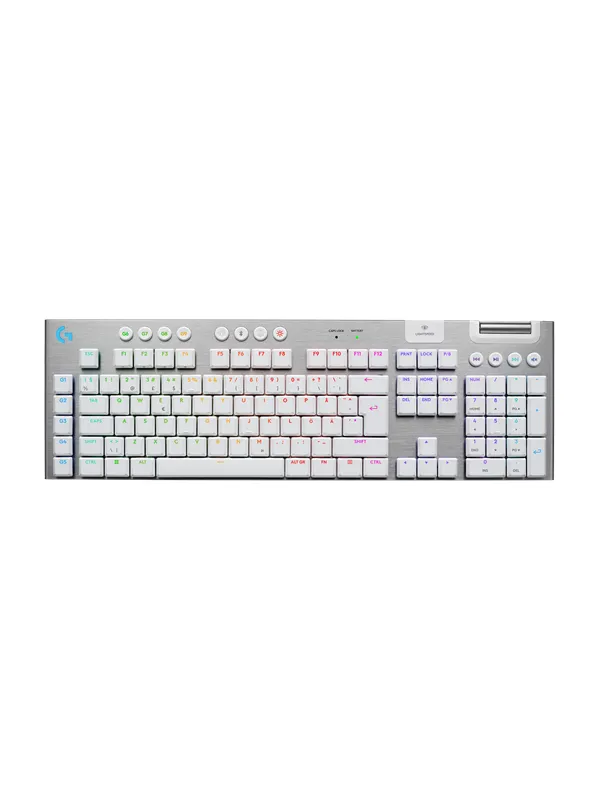 Logitech G915 X LIGHTSPEED - Tactile - 100% (full størrelse - standard) - Gamingtastatur - Nordisk - Hvit