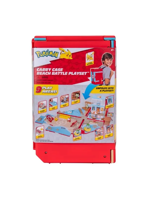 Pokemon Carry Case - Beach Battle Playset