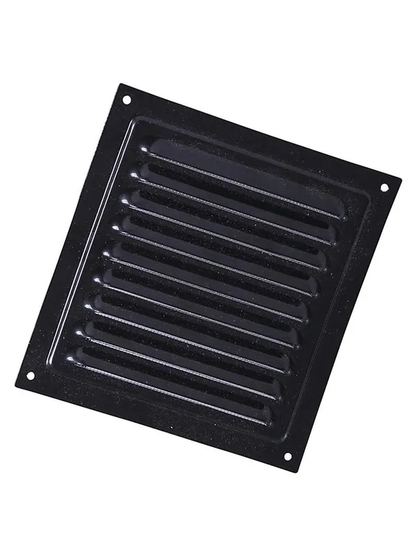 Duka Jalousie grid 200x200 mm black lacquered aluminium
