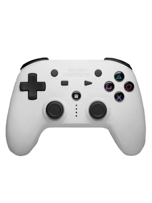 Retro Fighters Defender Bluetooth Edition Controller - White - Wireless Controller - Sony PlayStation 4