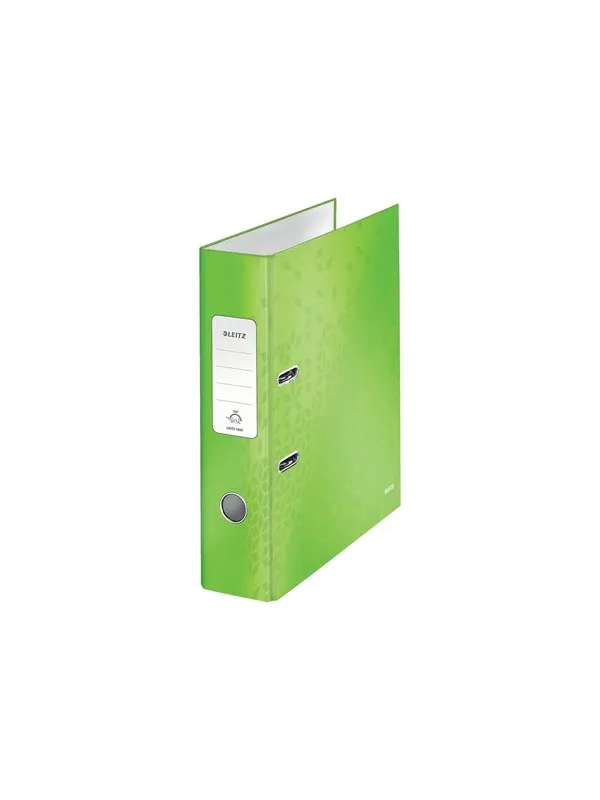 Leitz Brevordner  180° WOW Laminert kartong A4/80mm Grønn