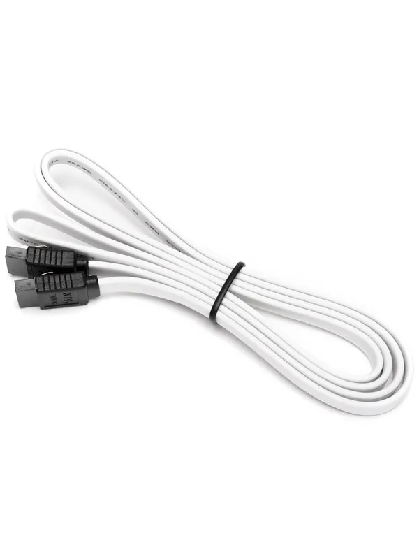 DUTZO SATA kabel - Hvit - 1.03 m - rett tilkobling