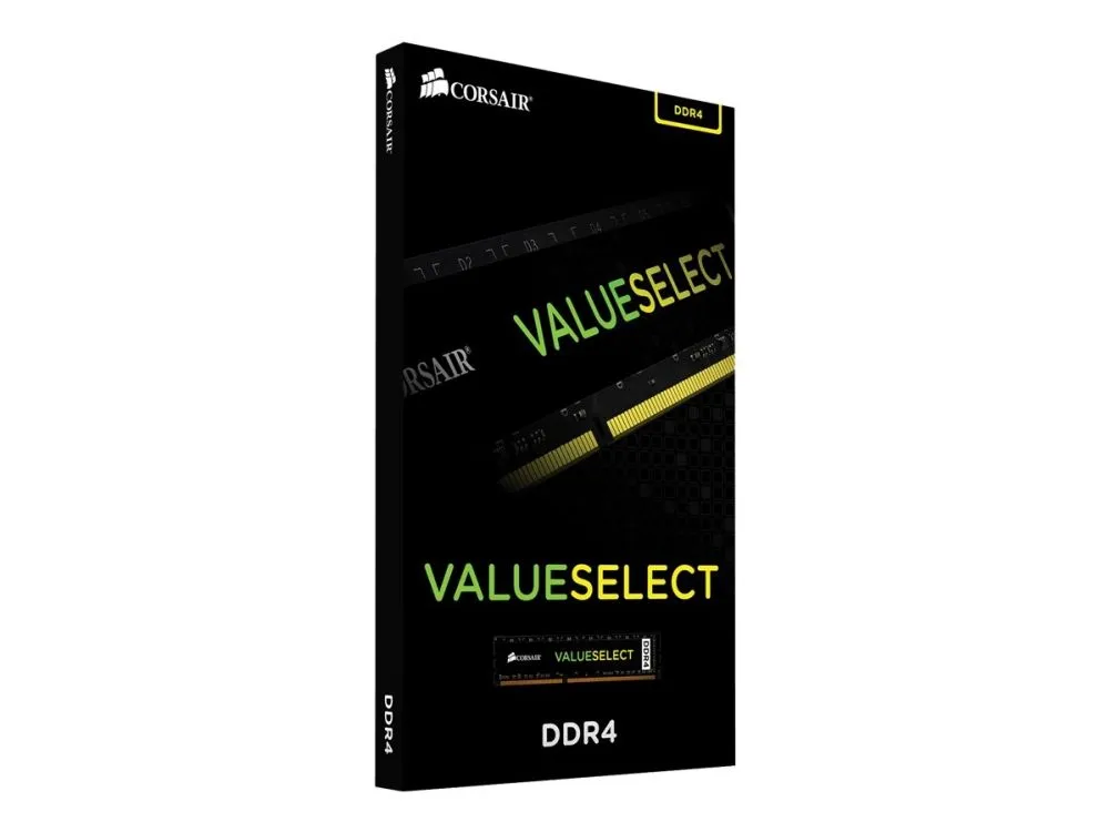 Corsair Value Select DDR4-2400 - 8GB - CL16 - Single Channel (1 pcs) - Svart