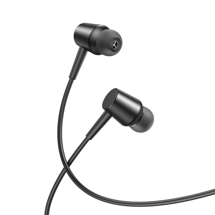 Xo øretelefoner med ledning EP57 jack 3,5 mm svart