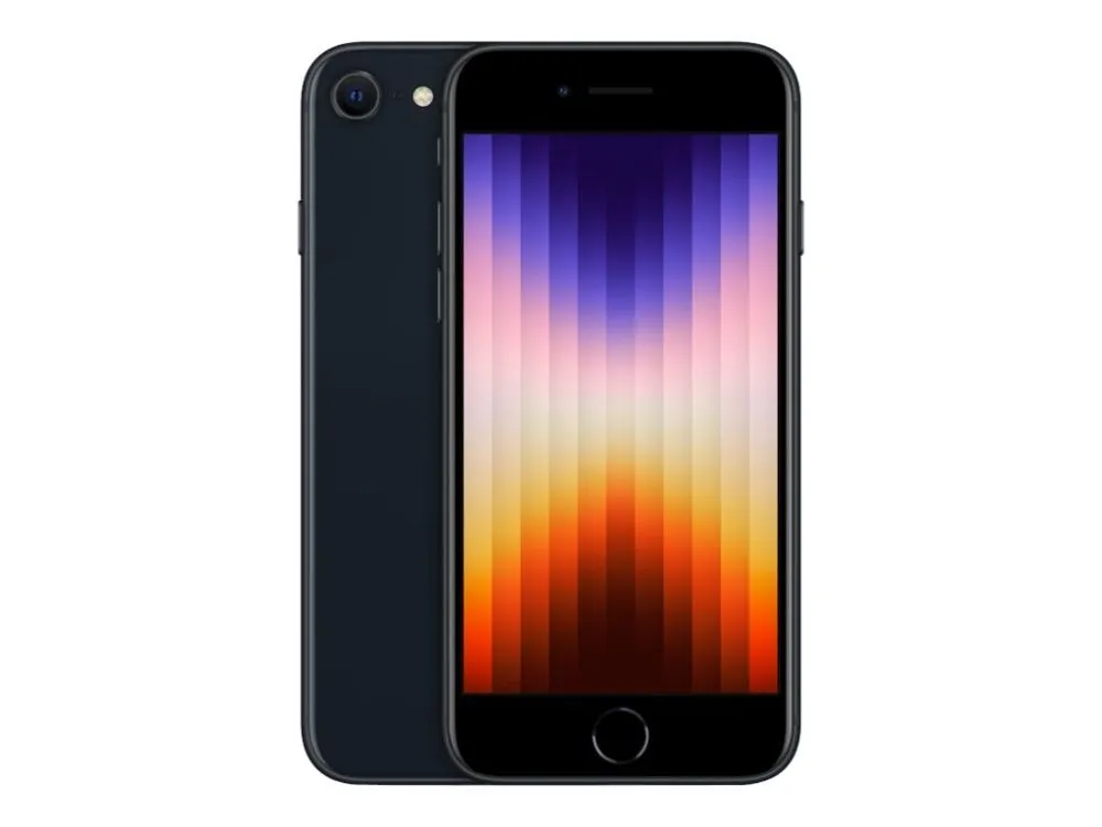 Apple SE 2022 5G smarttelefon 3/64 GB svart (MMXF3)