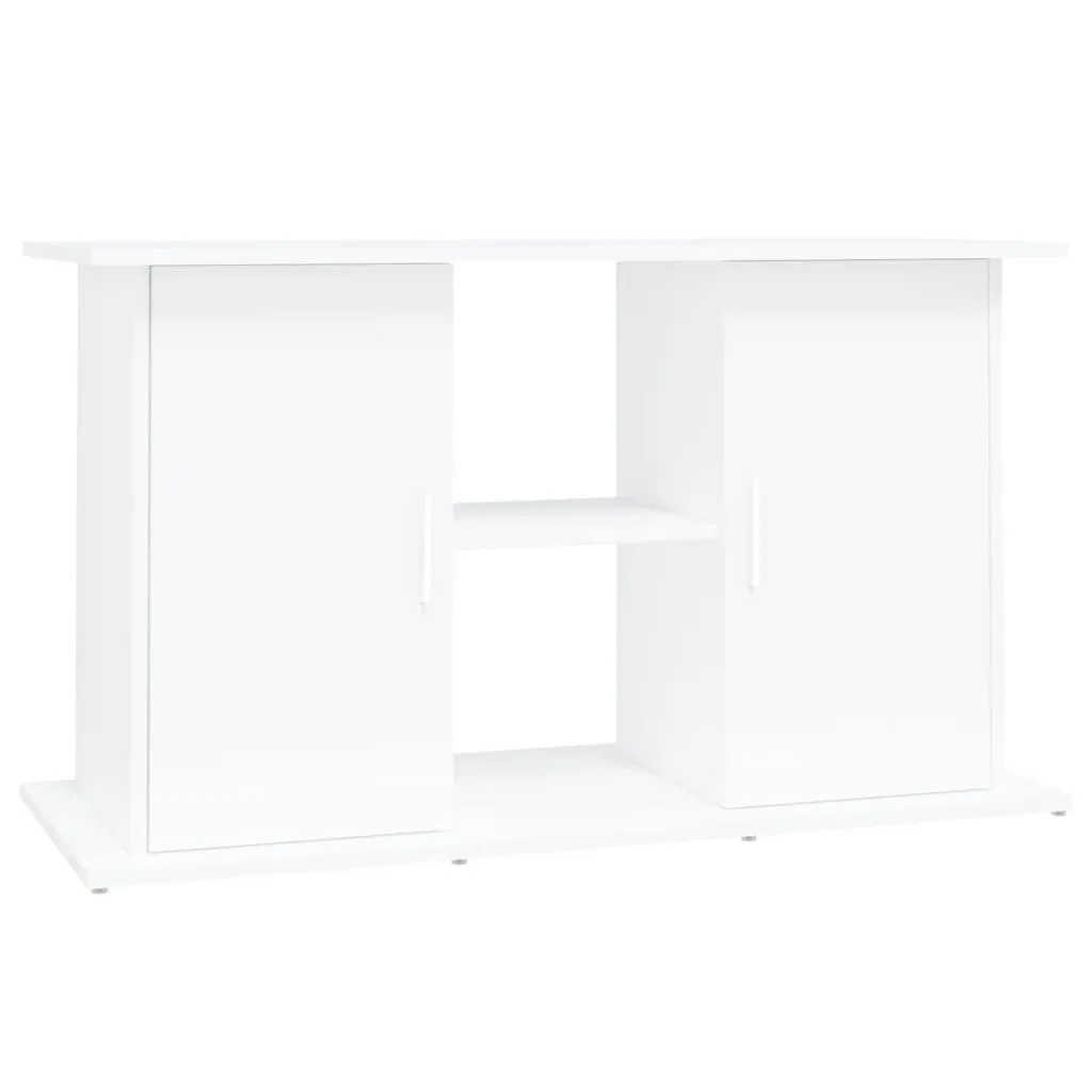 vidaXL Akvariumstativ hvit 101x41x58 cm konstruert tre
