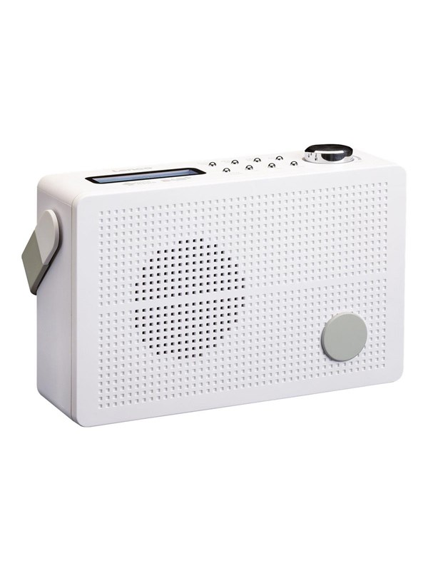 Lenco PDR-030WH - Portable DAB+/FM radio with alarm function - White - DAB/DAB+/FM - Mono