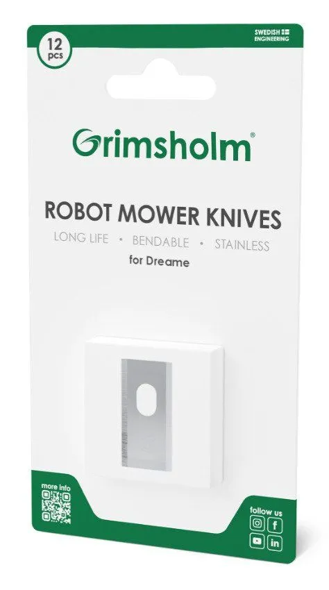 Blader til roboter Grimsholm DREAME, 12 stk