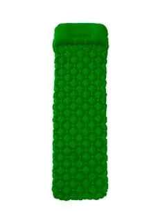 Ultralett oppblåsbart liggeunderlag m/pute 190 x 58 cm.