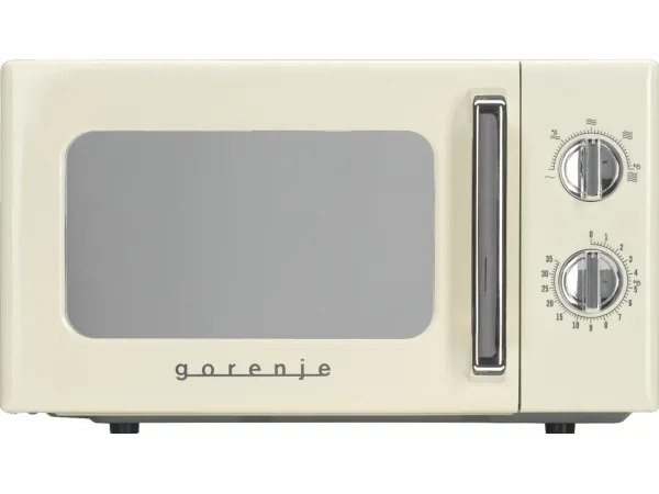Gorenje MO20E1HRL, Benkeplate, Solo mikrobølge ovn, 20 l, 700 W, Rotasjon, Hvit