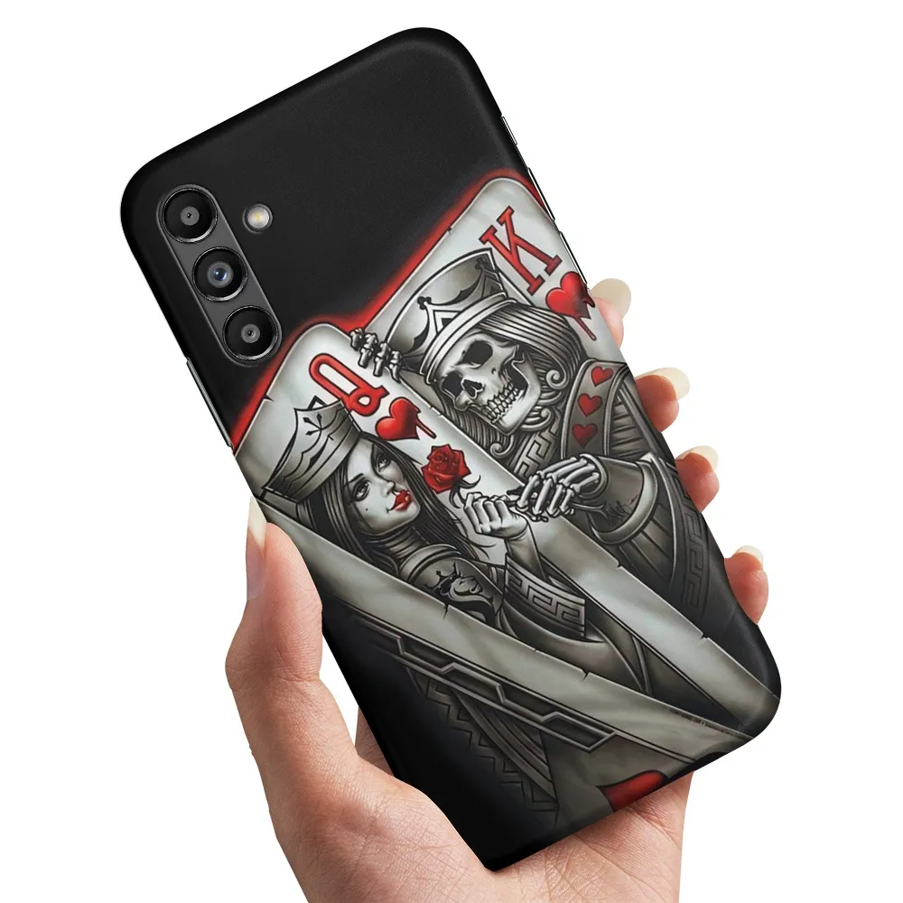 Deksel / Mobildeksel til Samsung Galaxy A16 - King Queen Kortstokk