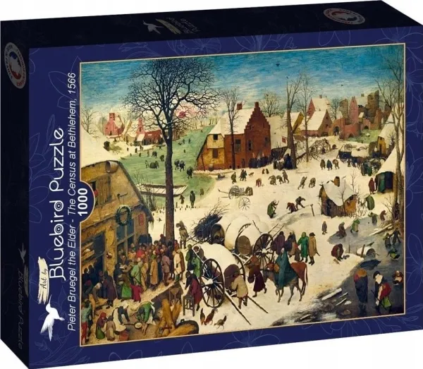 Graf-ika puslespill 1000 Folkene i Betlehem Brueghel 1566