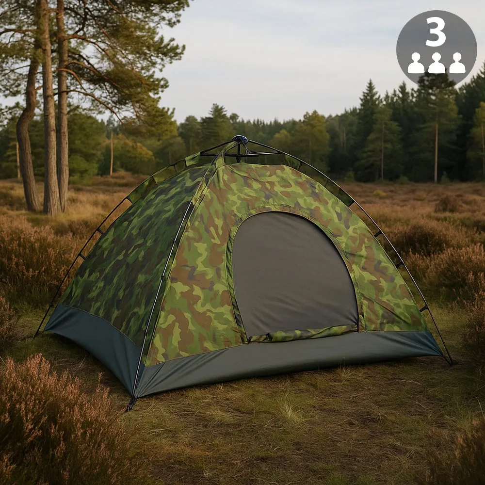 Quick-Up Kamuflasjetelt for 3–10 personer
