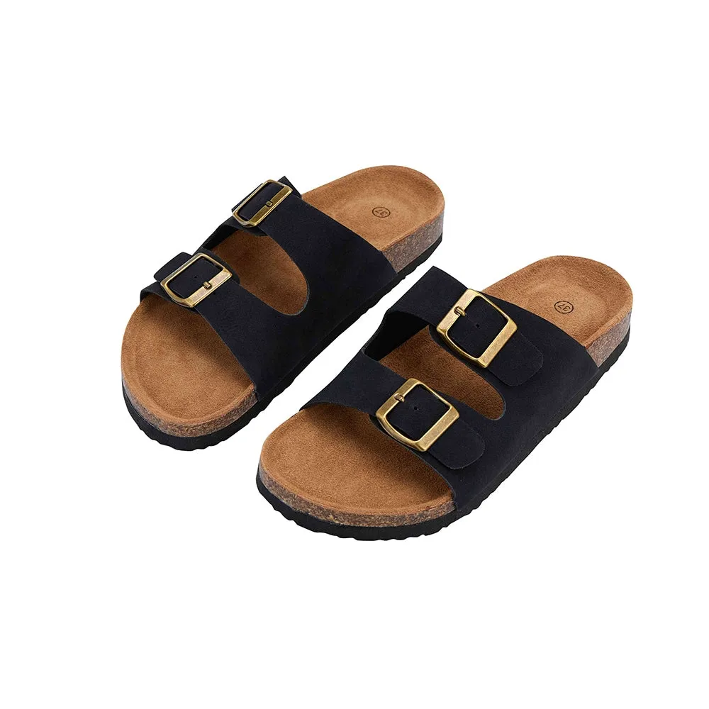 Klassiske remsandaler – svarte, brune eller beige