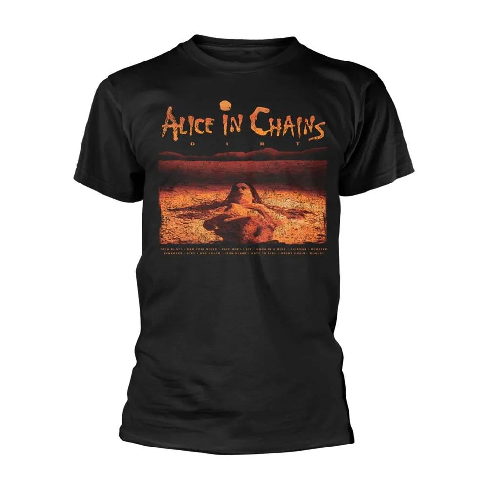 Alice In Chains Unisex Adult Dirt Track List T-Shirt