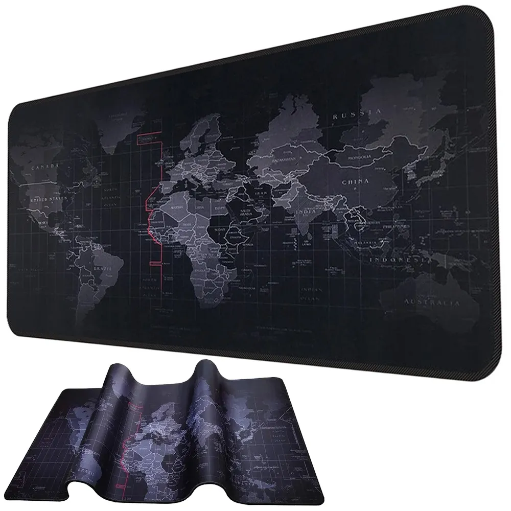 Musematte Verdenskart - 80x30 cm - Gaming