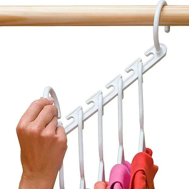 Kleshenger-organisator til 40 stk. plagg (Wonder Hanger – 8 stk. i hver pakke)