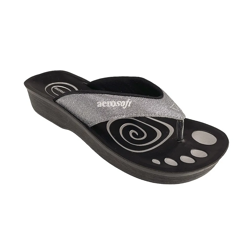 Sandaler Aerosoft - Modell 825 med glitter -
