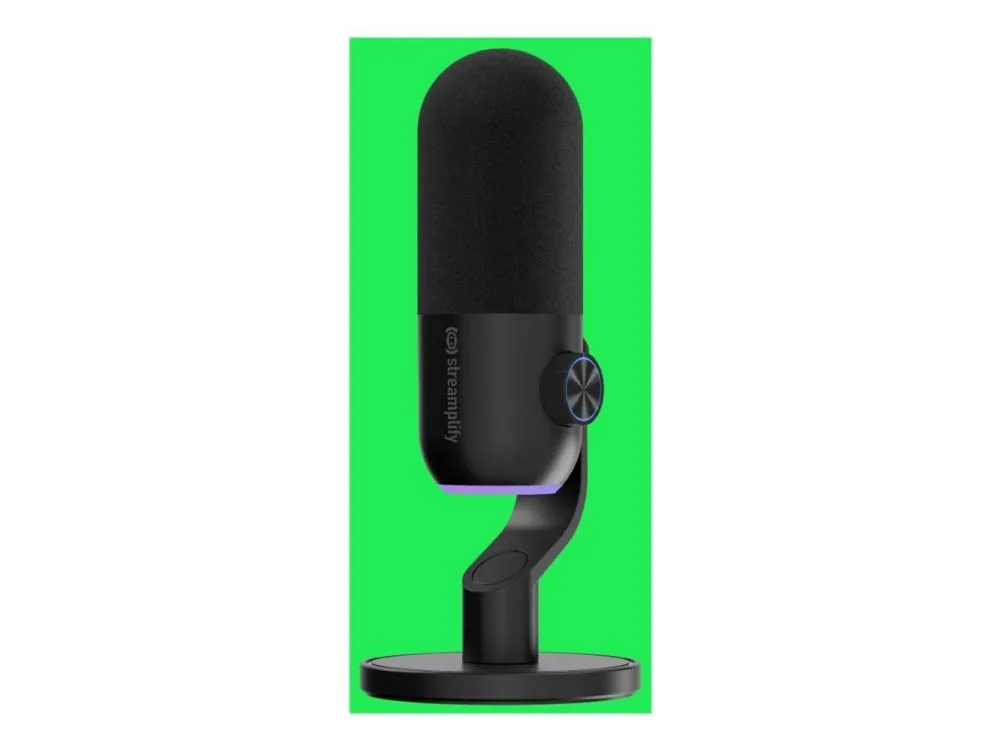 Streamplify MIC MINI - Mikrofon - 3,5 mm-jakk - svart