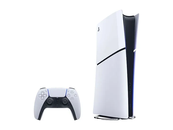 Sony Interactive Entertainment PlayStation 5 (modellgruppe - Slim) Digital Edition, PlayStation 5, Svart, Hvit, 16384 MB, GDDR6, 448 GB/s, AMD