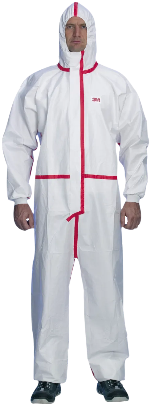 Verneutstyr 4565 hvit/rød 2XL