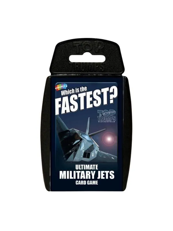 Winning Moves Ultimate Military Jets Top Trumps Card Game (English)
