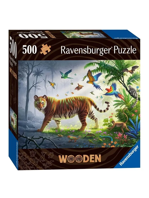 Ravensburger Wooden Jungle Tiger 500p