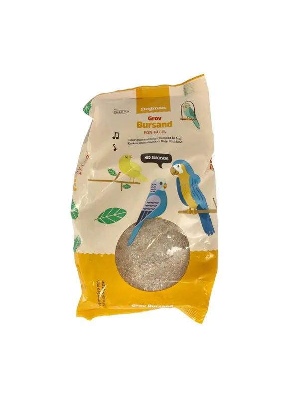 Dogman Sand til Fuglebur med Skjell 1.8kg