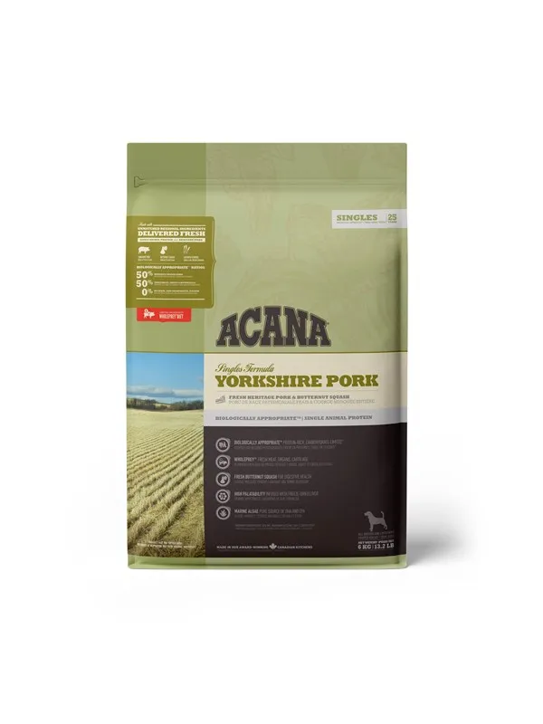 Acana Yorkshire Pork Dry Dog Food 11.4kg