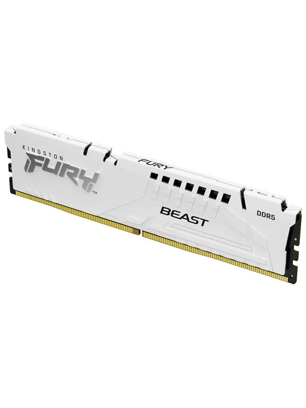 Kingston FURY Beast DDR5-5600 - 32GB - CL36 - Single Channel (1 pcs) - AMD EXPO & Intel XMP - Hvit