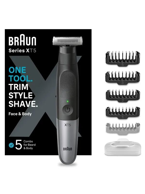 Braun Kroppstrimmer Styler XT5100 Black / Spc Grey