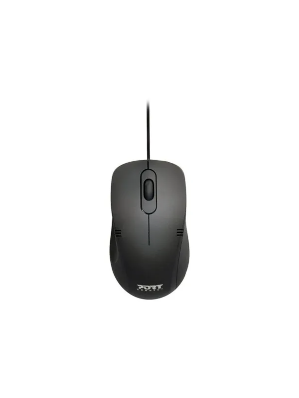 PORT Designs PORT OFFICE BUDGET PRO - Mus - Optisk - 3 knapper - Svart