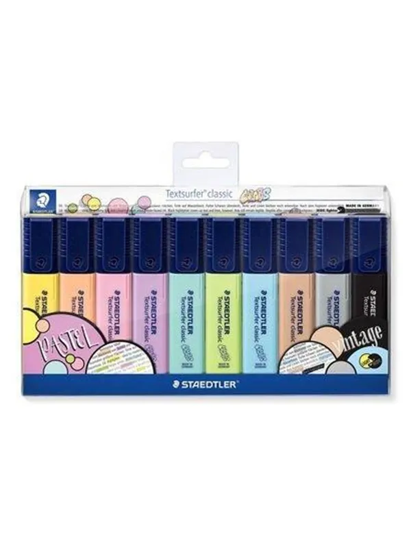 Staedtler Highlighter Textsurf.cl.10pc wallet