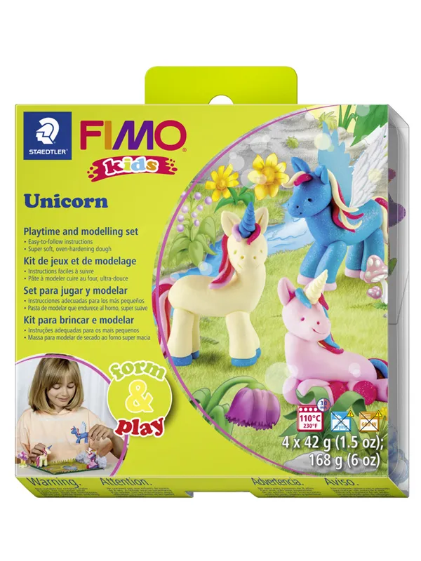 Staedtler Set Mod. clay FIMO kids F&P Unicorn
