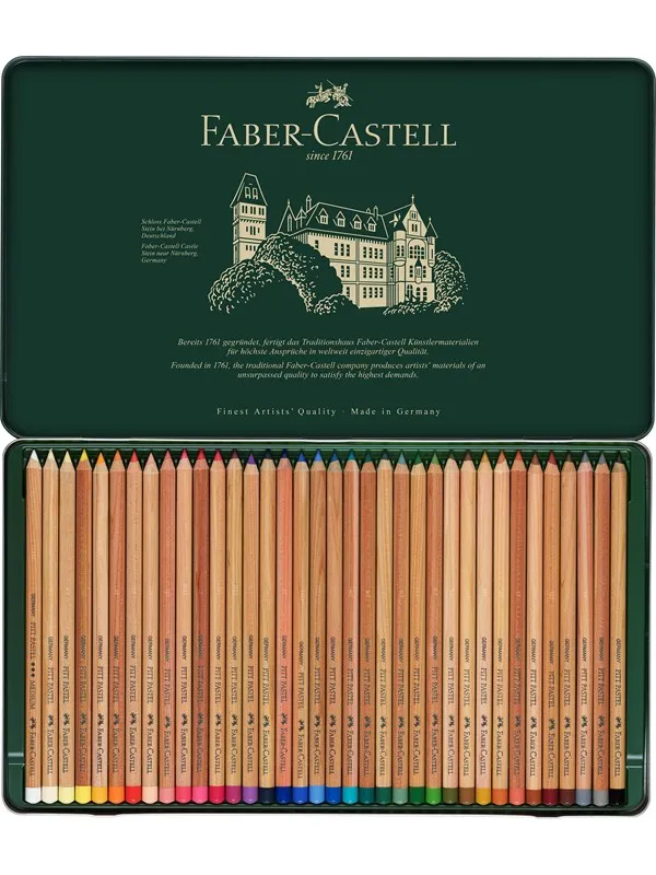 Faber-Castell Colour pencil Pitt Pastel tin of 36