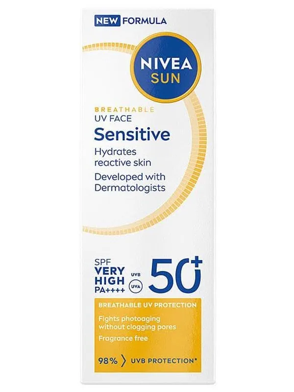 Nivea Face Cream UV Sensitive SPF50+ 40ml