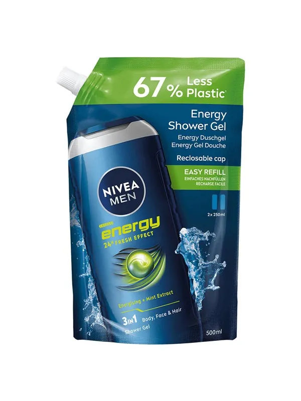 Nivea MEN Energy Refill 500 ml