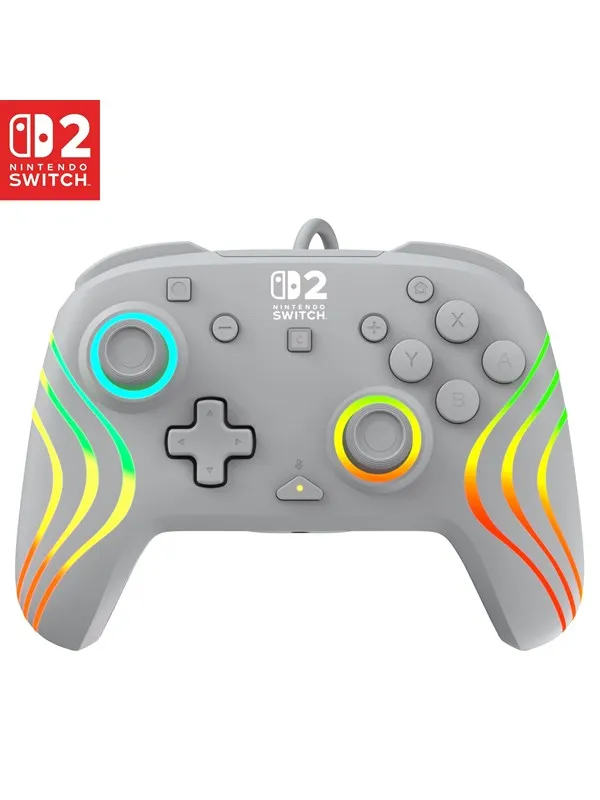 Turtle Beach Afterglow Wave - Grey - Wired Controller - Nintendo Switch 2