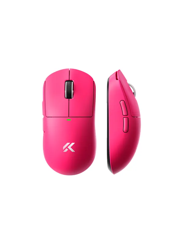MCHOSE A5 V3 Ultra Lightweight Wireless - Gaming mus - Optisk - 6 - Rød