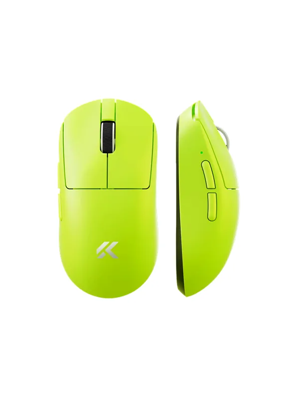 MCHOSE A7 V2 Ultra Lightweight Wireless - Gaming mus - Optisk - 6 - Grønn