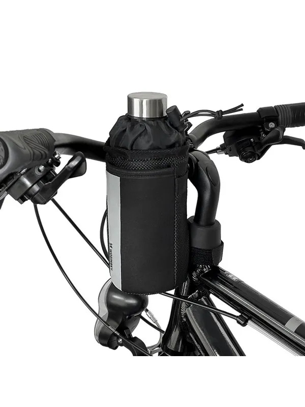 Wozinsky Thermal Bottle Bag for Bike or Scooter 1L Black (WBB29BK)