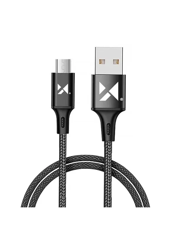 Wozinsky cable USB - microUSB 2.4A 1m black (WUC-M1B)